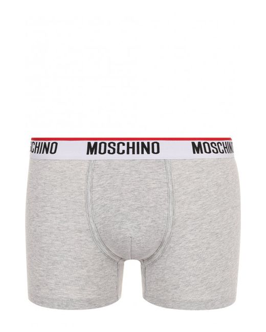 Moschino Хлопковые боксеры с широкой резинкой