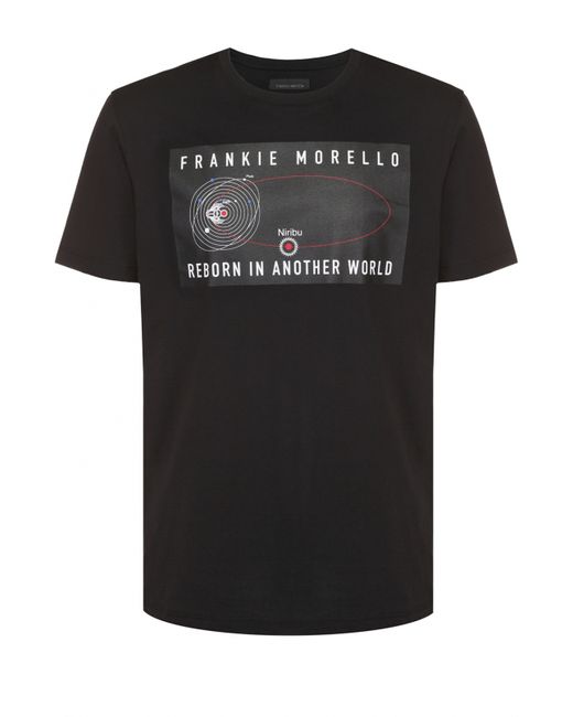 Frankie Morello Хлопковая футболка с принтом