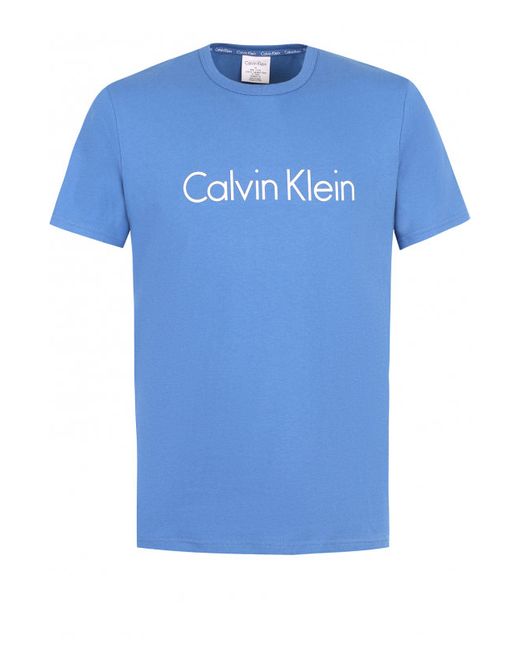 Calvin Klein Хлопковая футболка с логотипом бренда
