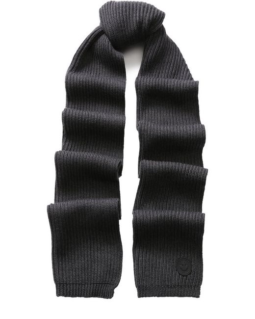 Dsquared2 Шерстяной шарф фактурной вязки