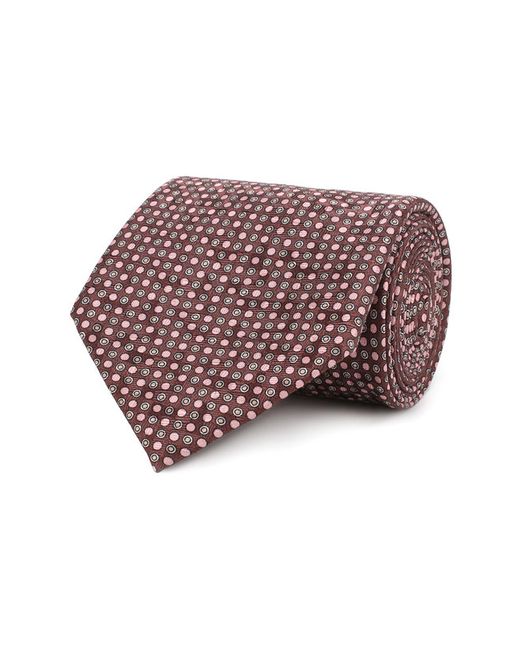 Brioni Комплект из шелковых галстука и платка