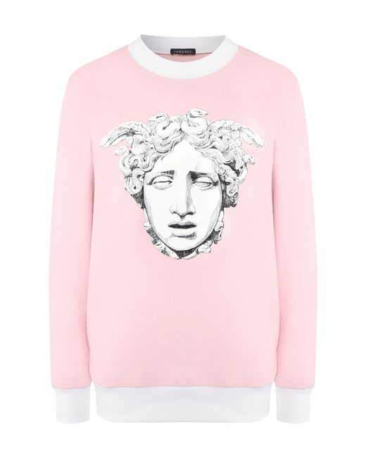 Versace Хлопковый пуловер