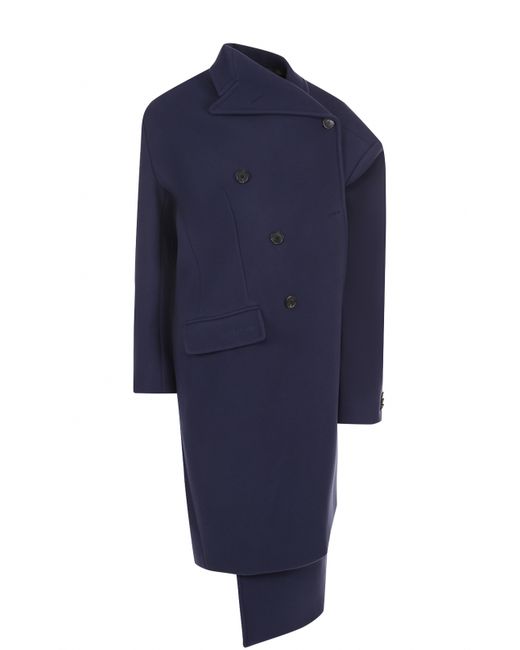 Balenciaga Шерстяное пальто асимметричного кроя