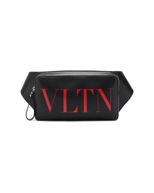 Valentino Кожаная поясная сумка Garavani VLTN