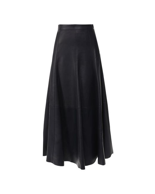 Ralph Lauren Кожаная юбка-миди