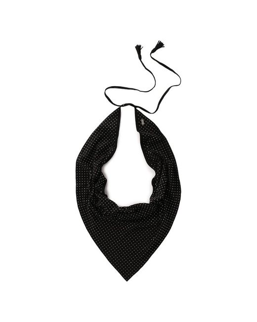 Saint Laurent Замшевый шарф на завязках
