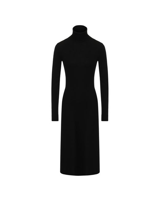 Ralph Lauren Кашемировое платье с высоким воротником
