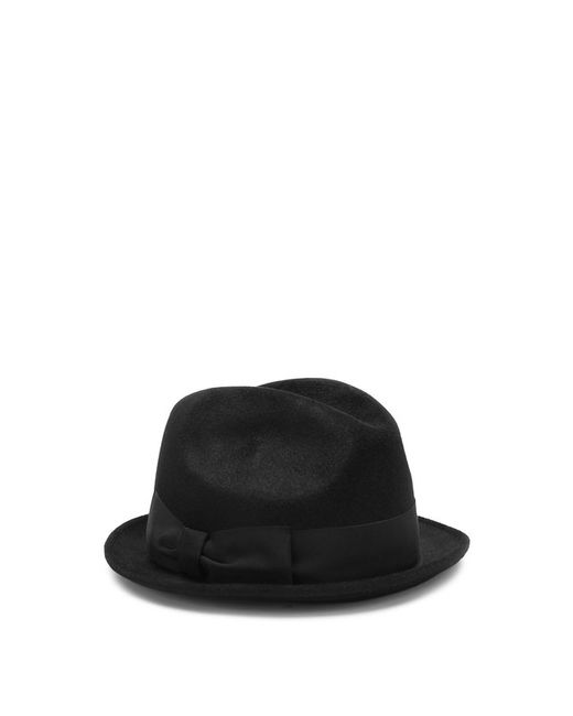 Giorgio Armani Фетровая шляпа с лентой
