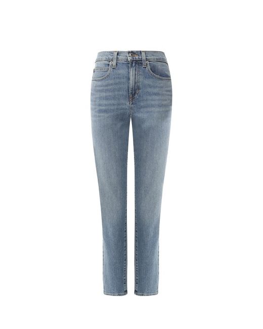 Proenza Schouler Укороченные джинсы с потертостями