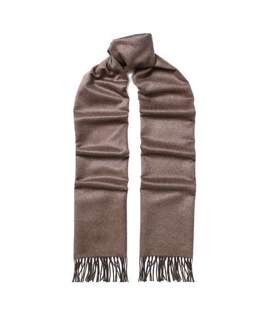 Corneliani Шелковый шарф с бахромой