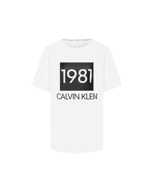 Calvin Klein Хлопковая футболка