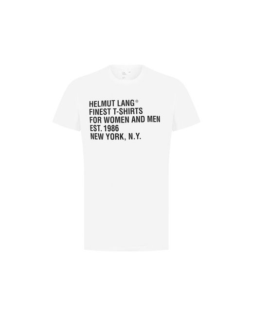 Helmut Lang Хлопковая футболка