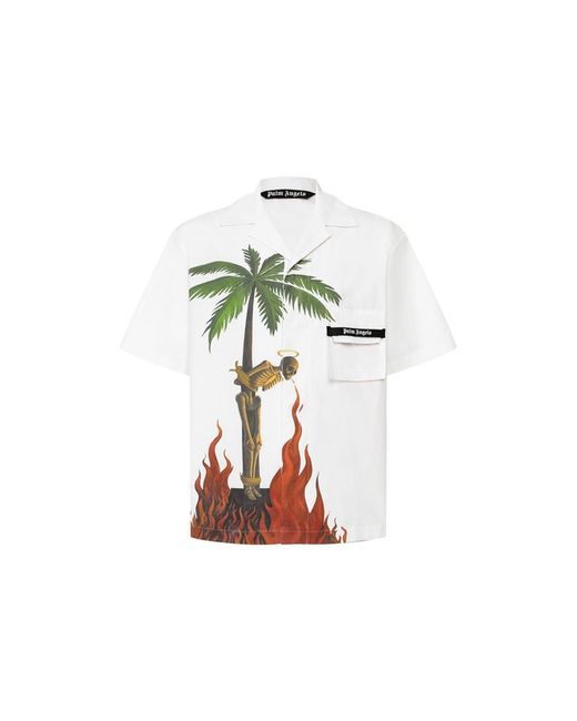 Palm Angels Хлопковая рубашка