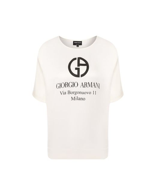 Giorgio Armani Шелковая футболка