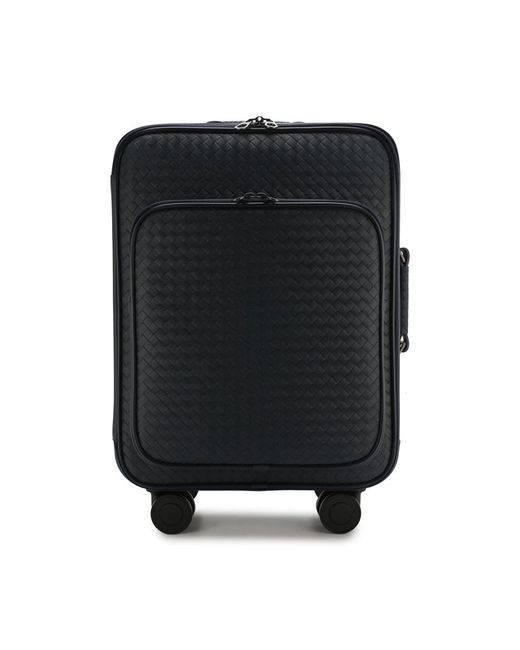 Bottega Veneta Кожаный дорожный чемодан на колесиках
