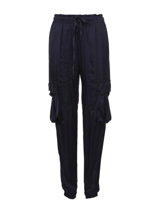 Denim & Supply Ralph Lauren Укороченные брюки с эластичным поясом и накладными карманами DenimSupply by Ralph