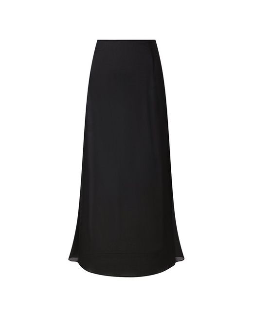 Saint Laurent Шелковая юбка
