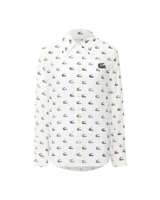 Lacoste Шелковая рубашка