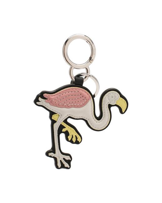 Loewe Кожаный брелок Flamingo