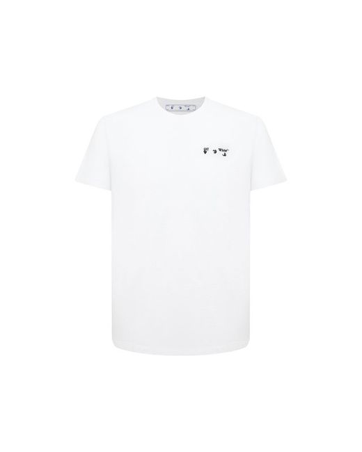 Off-White Хлопковая футболка
