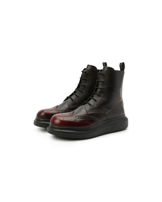 Alexander McQueen Кожаные ботинки