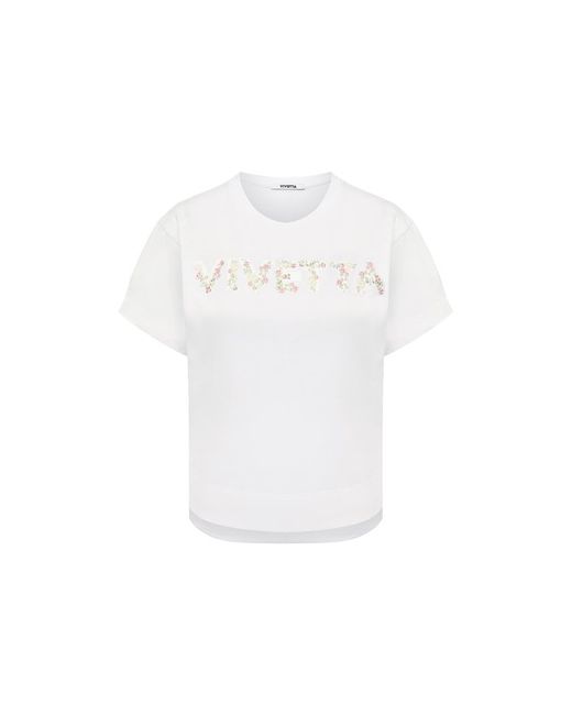 Vivetta Хлопковая футболка
