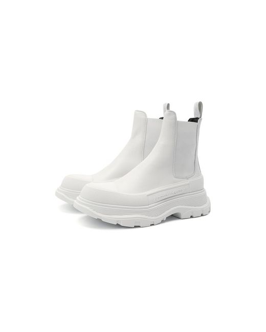 Alexander McQueen Кожаные ботинки Tread Slick