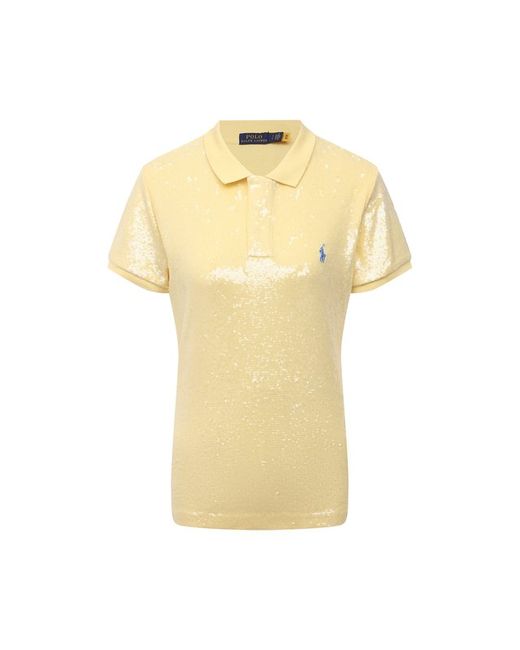 Polo Ralph Lauren Хлопковое поло с пайетками