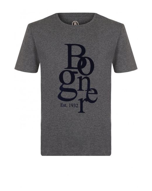 Bogner Хлопковая футболка с логотипом бренда
