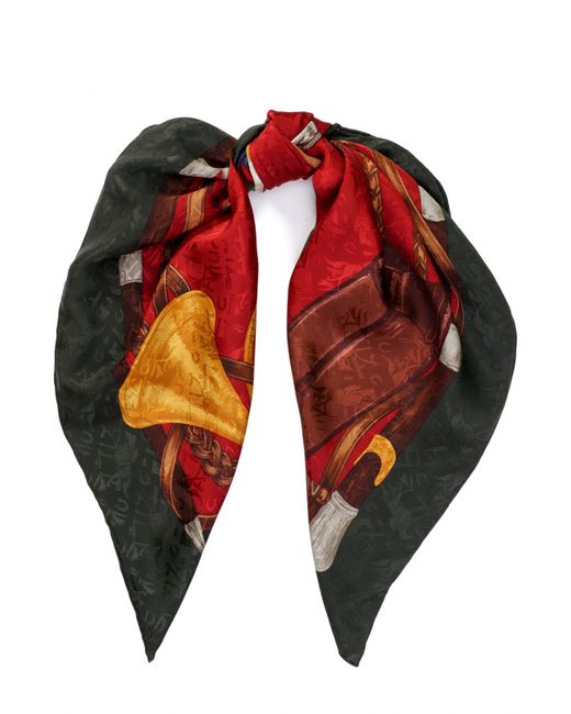 Ralph Lauren Шелковый шарф с принтом