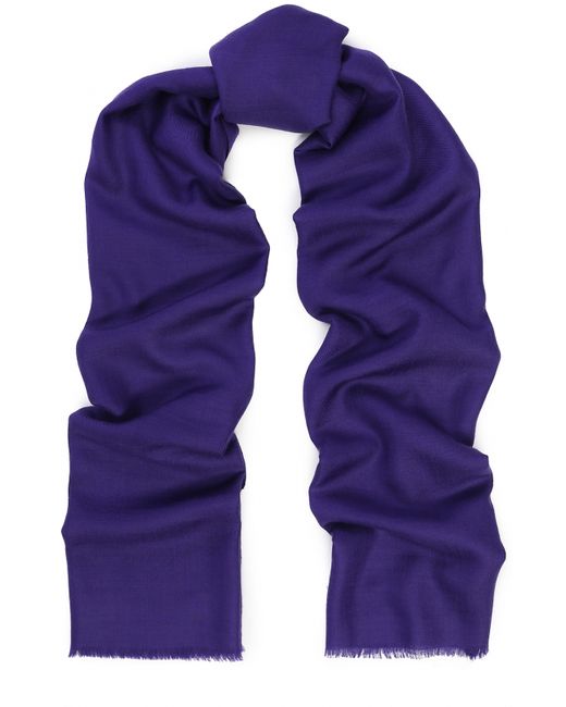 Ralph Lauren Кашемировый шарф с необработанным краем