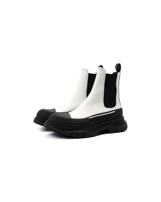 Alexander McQueen Кожаные ботинки Tread Slick