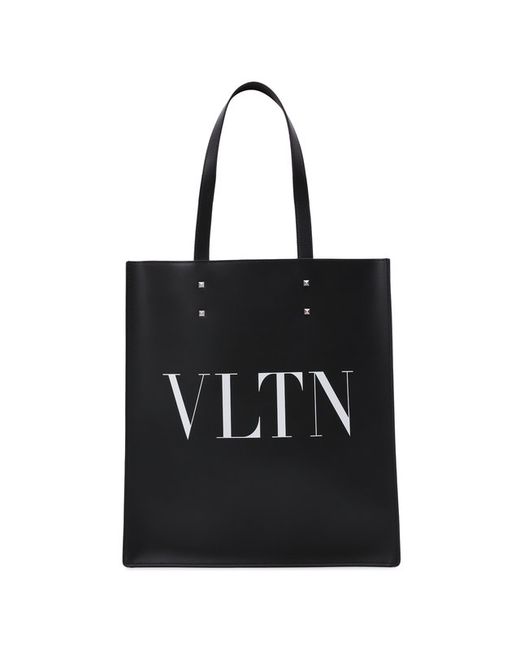Valentino Кожаная сумка-шопер VLTN