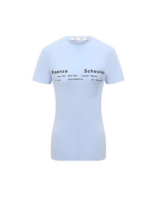 Proenza Schouler White Label Хлопковая футболка