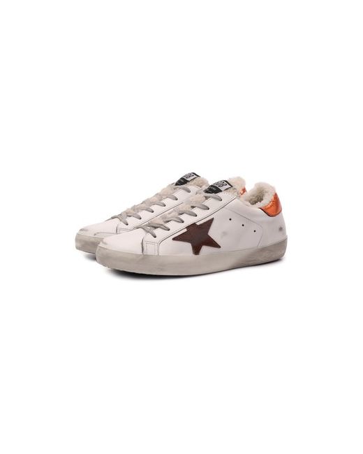Golden Goose Кожаные кеды Superstar