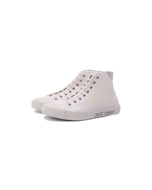 Saint Laurent Текстильные кеды Malibu
