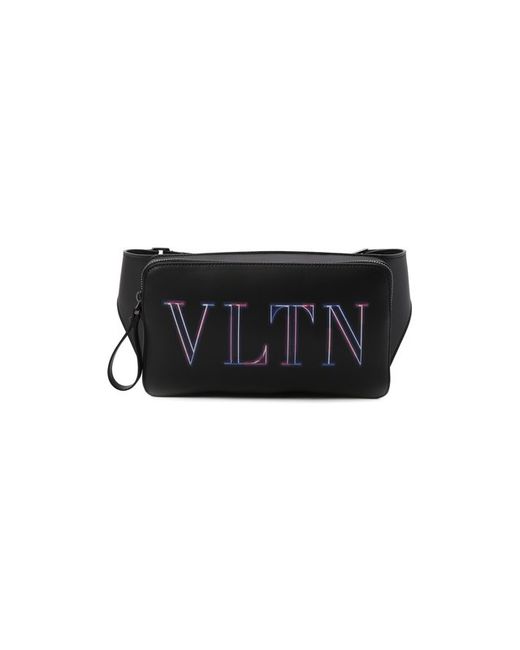 Valentino Кожаная поясная сумка NEON VLTN