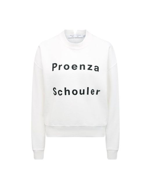 Proenza Schouler White Label Хлопковый свитшот