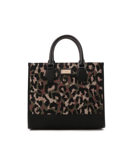 Dolce & Gabbana Текстильная сумка-тоут