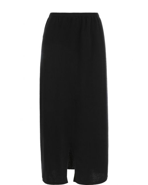 Tegin Однотонная шерстяная юбка-миди