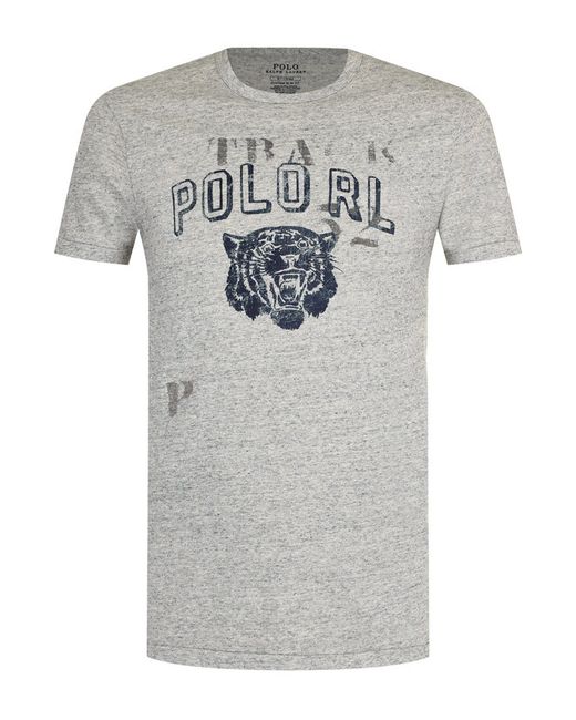 Polo Ralph Lauren Хлопковая футболка с принтом