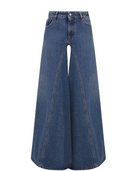MM6 by Maison Margiela Расклешенные джинсы с потертостями