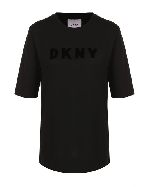 Dkny Хлопковая футболка с логотипом бренда