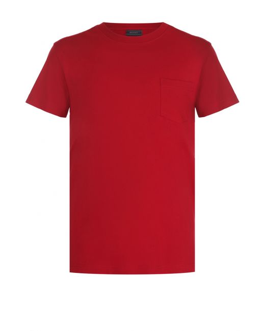 Belstaff Хлопковая футболка с круглым вырезом