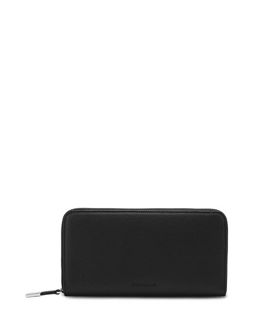 Dior Кожаное портмоне на молнии с отделением для монет