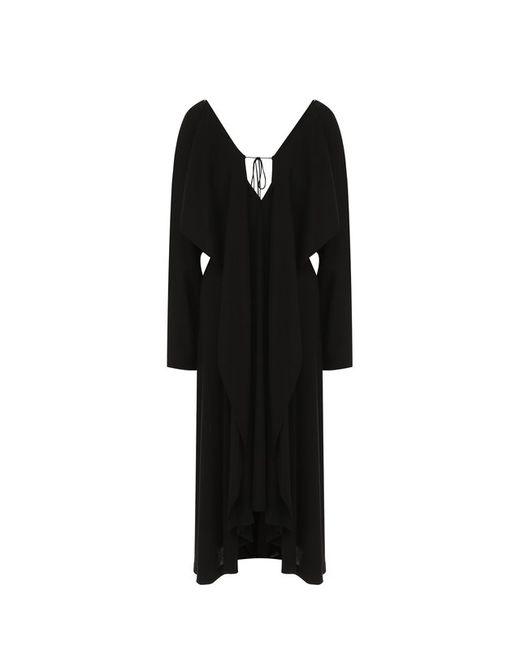 Yohji Yamamoto Шерстяное платье-миди на молнии