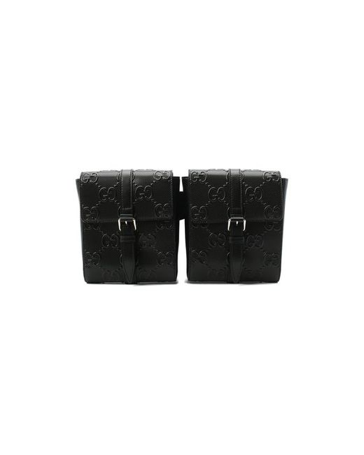 Gucci Кожаная поясная сумка GG Leather