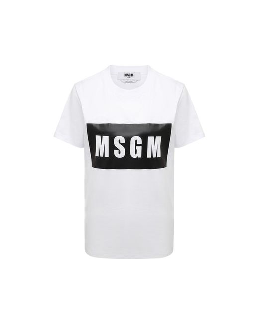 Msgm Хлопковая футболка