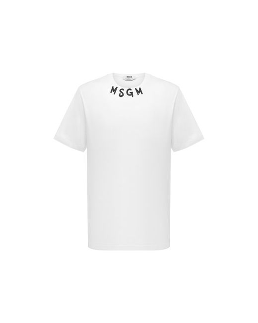 Msgm Хлопковая футболка