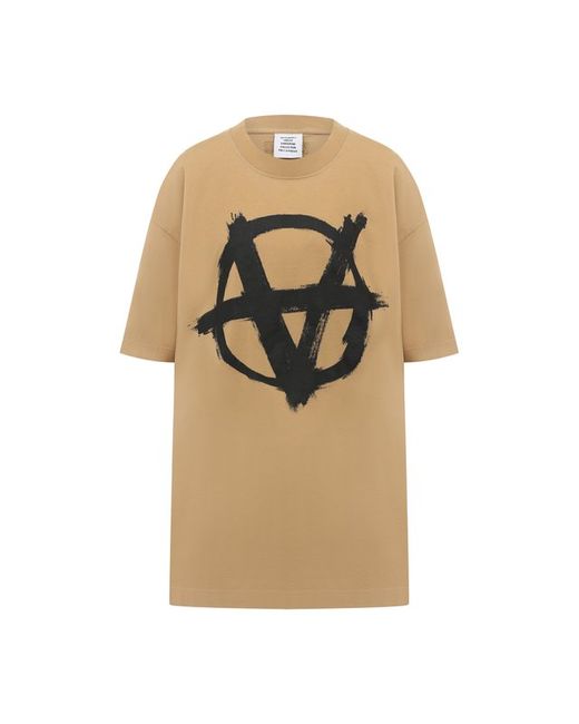 Vetements Хлопковая футболка